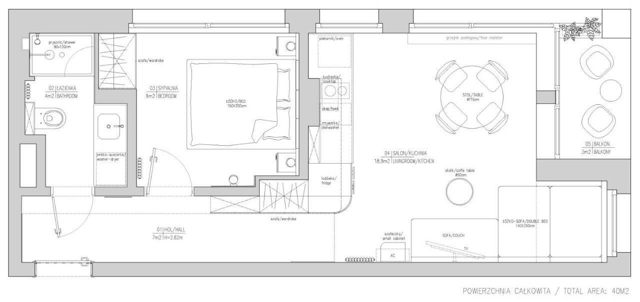 Rajska Blue Luxury Apartment Krakow Bagian luar foto