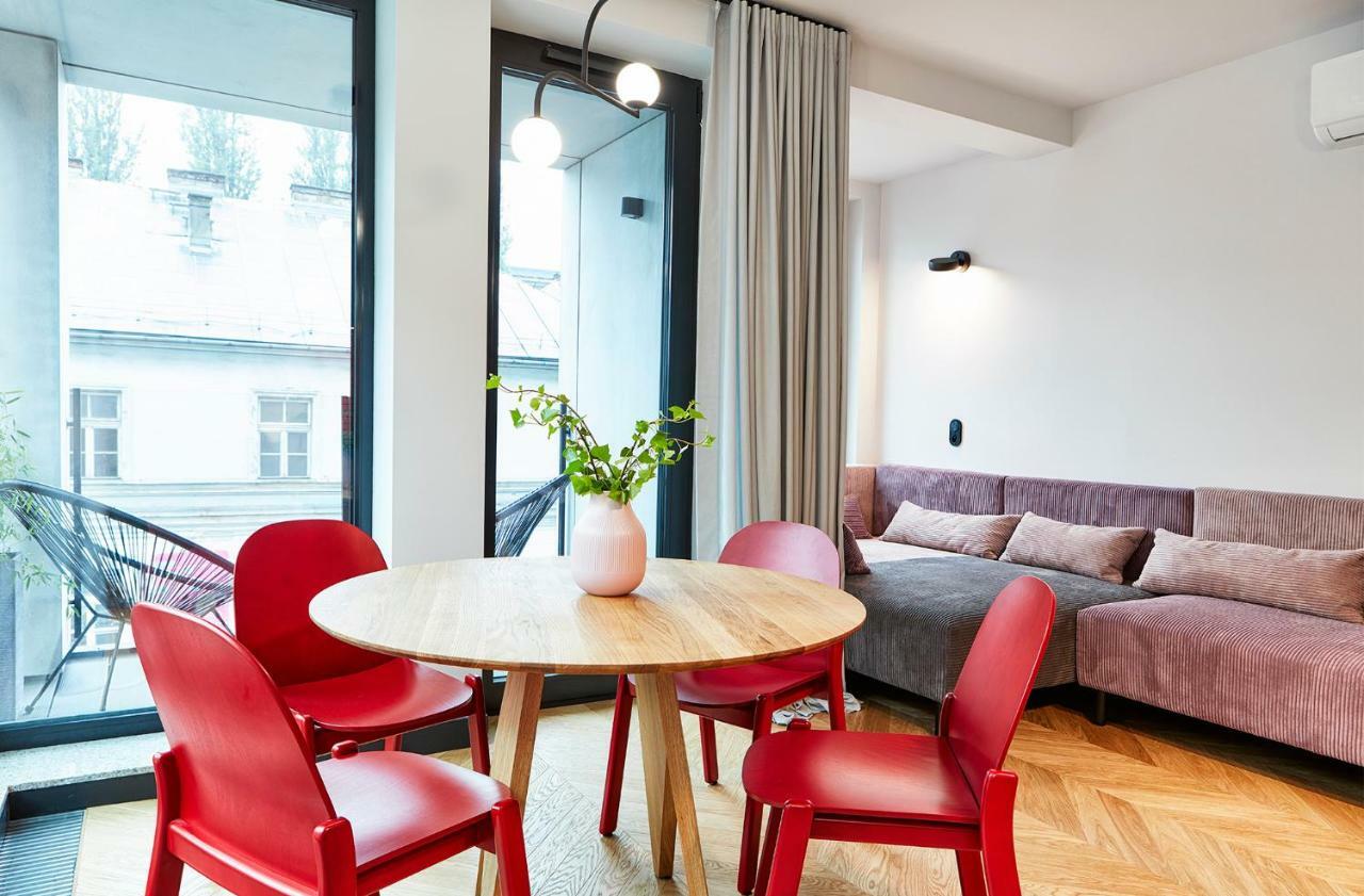 Rajska Blue Luxury Apartment Krakow Bagian luar foto